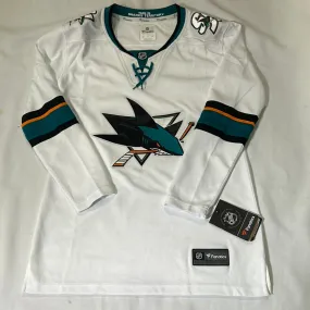 San Jose Sharks NHL Officially Licensed Fanatics Women White Jersey