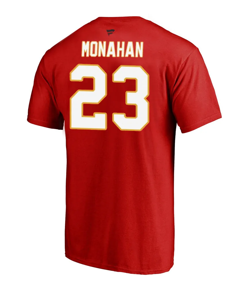 SEAN MONAHAN CALGARY FLAMES FANATICS MEN'S NAME AND NUMBER T SHIRT