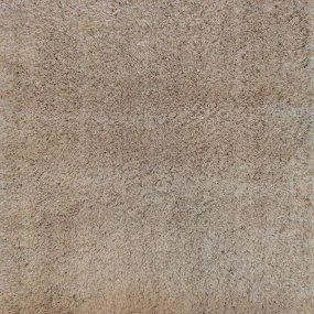 Soft Polyester Bath Mat - Beige