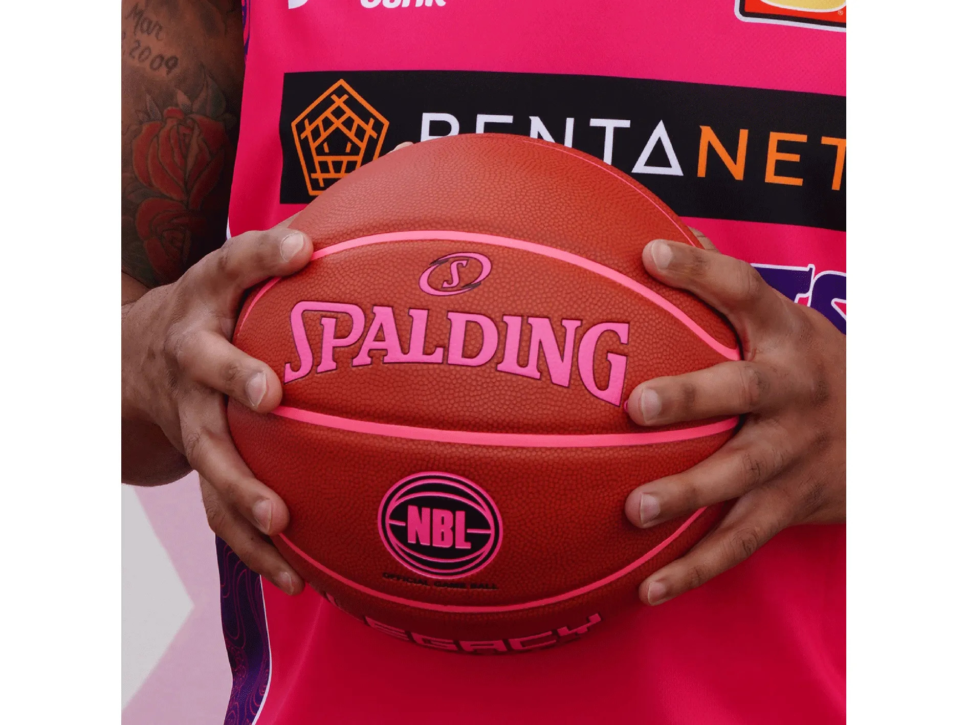 Spalding NBL Gameball Pink Legacy Size 7  6030/NBL/PNK