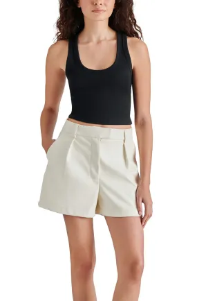 STEVE MADDEN IMELDA FAUX LEATHER SHORTS