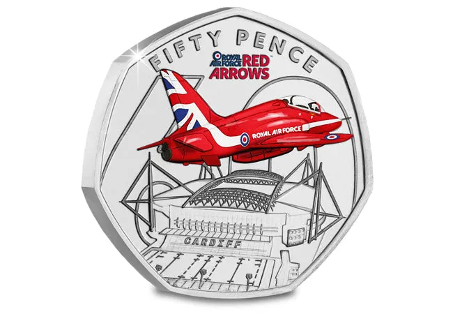 The Red Arrows 60th Season Colour 50p Set