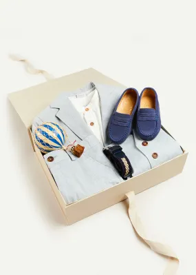 The Three Piece Suit Gift Set in Blue