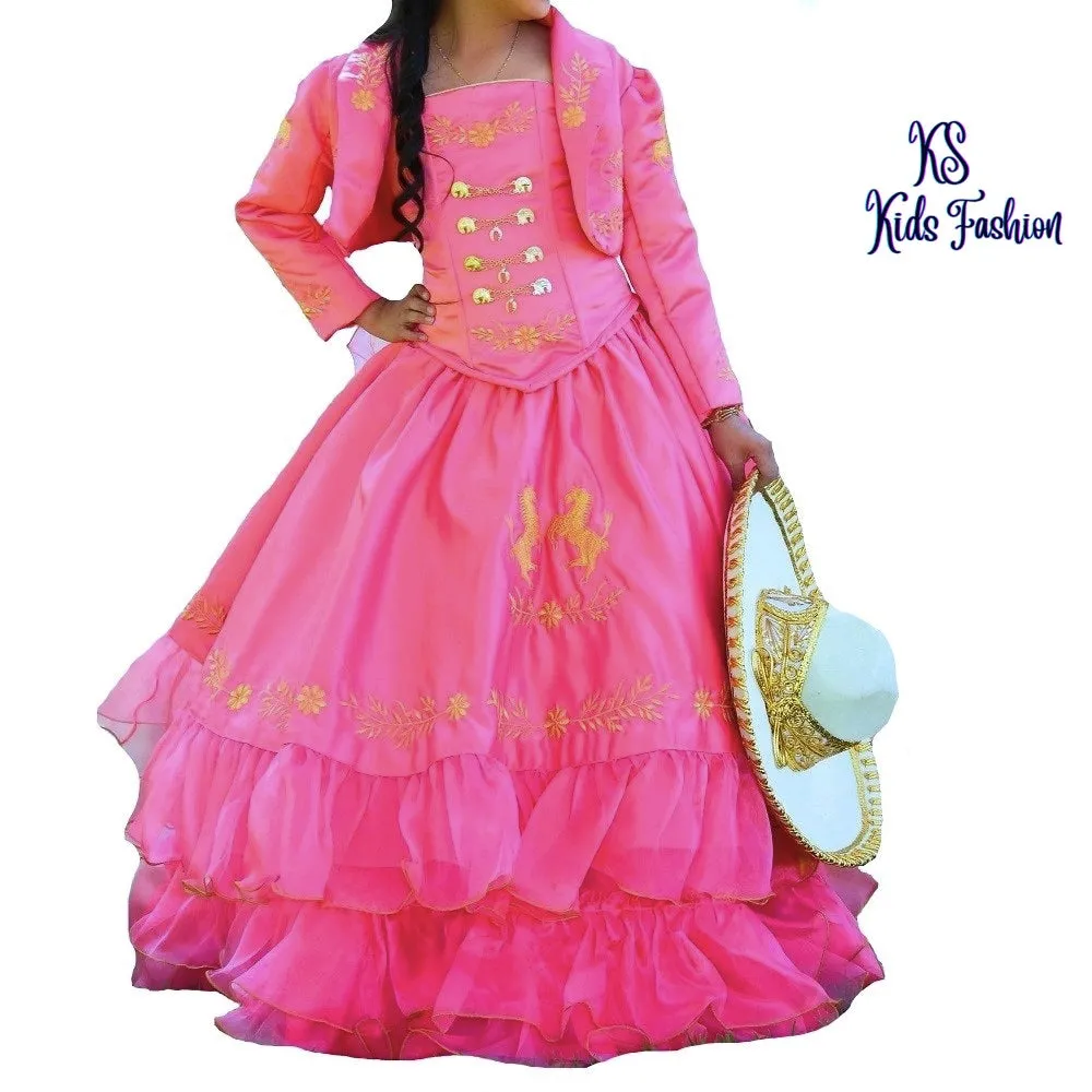 Traje Charro de Niña KS-76234 - Charro Suit for Girls