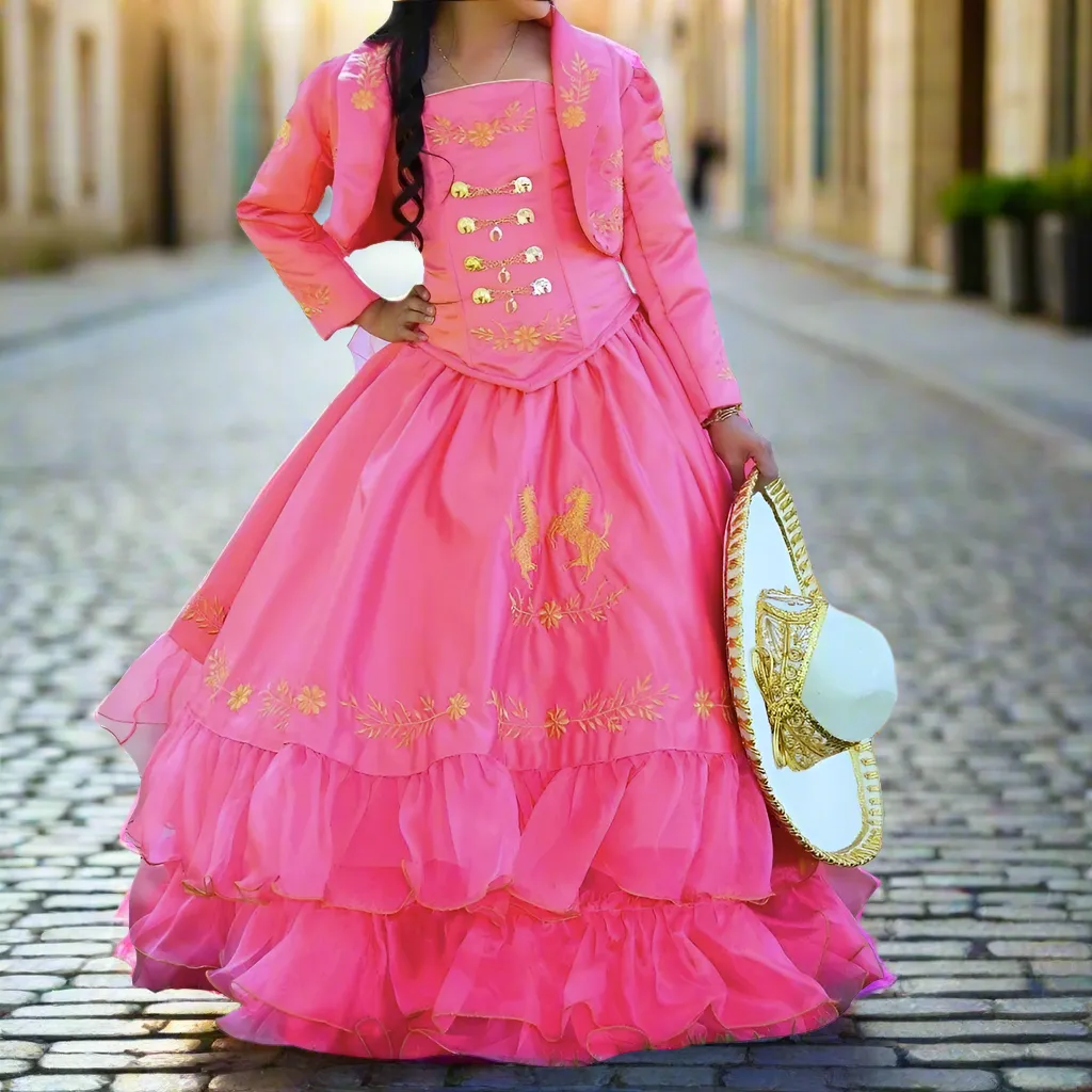 Traje Charro de Niña KS-76234 - Charro Suit for Girls