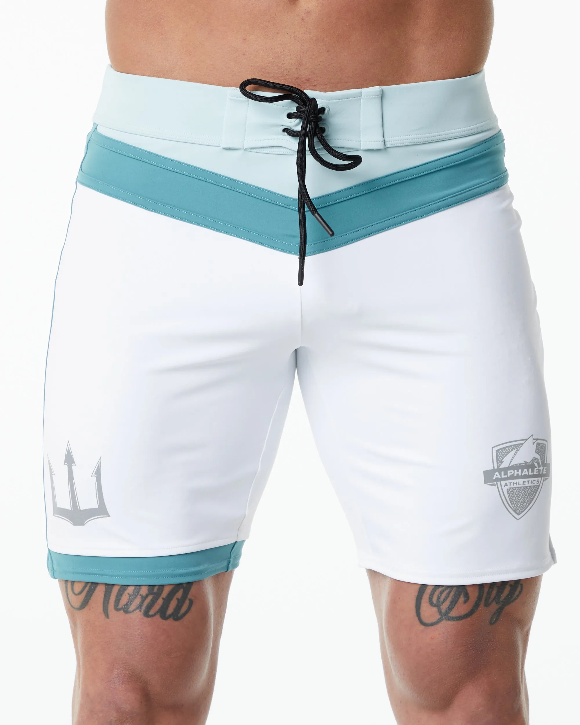 Trident Competition Short - White