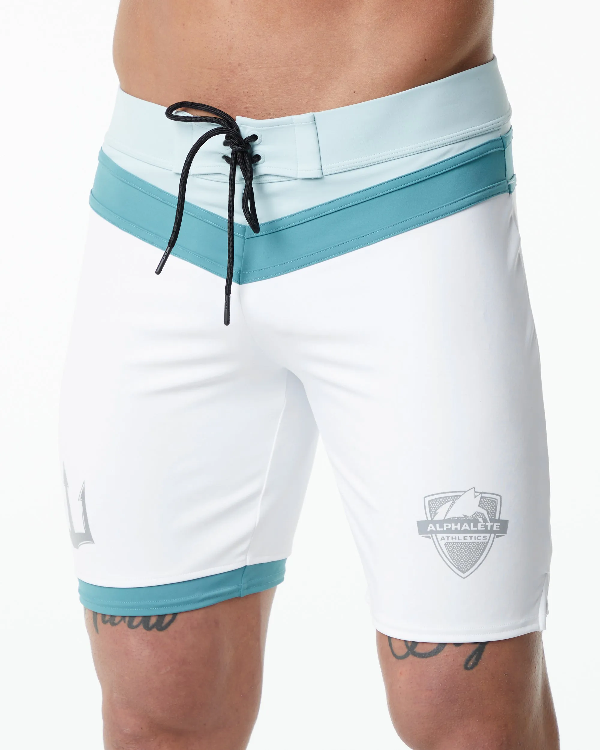 Trident Competition Short - White