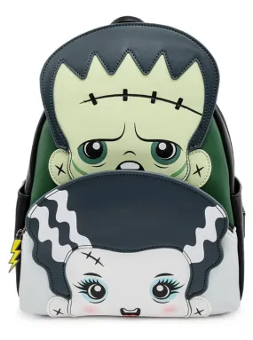 Universal Monsters Frankenstein and Bride Mini Backpack