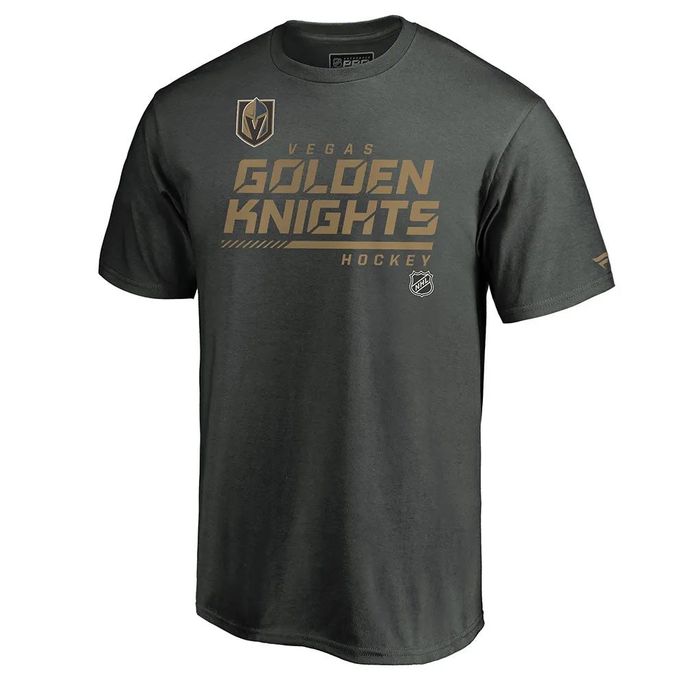 VEGAS GOLDEN KNIGHTS FANATICS MEN'S AUTHENTIC PRO LOCKER ROOM SPEED T SHIRT