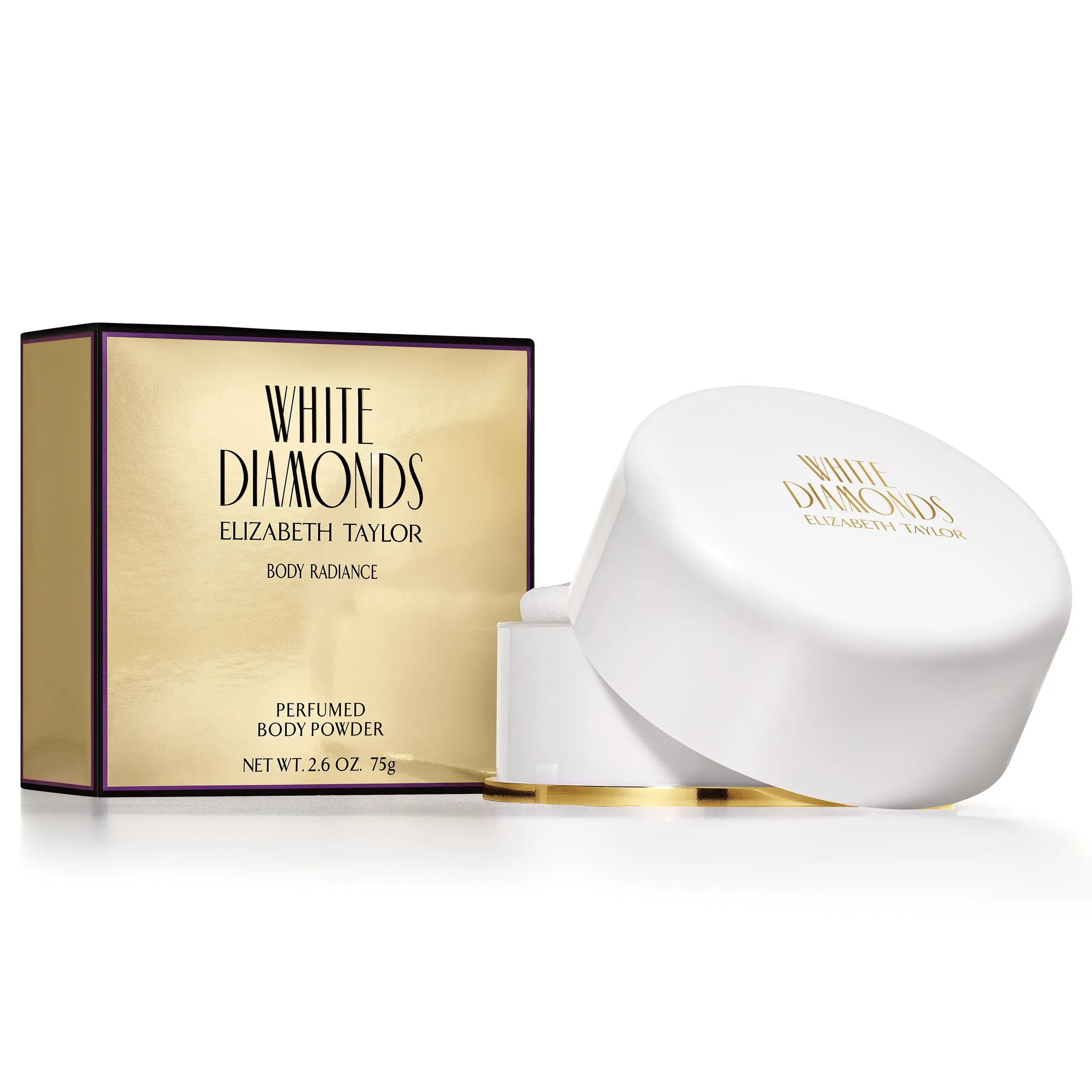 White Diamonds by Elizabeth Taylor 75g Body Powder