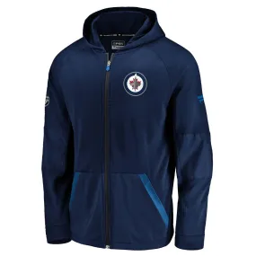 WINNIPEG JETS FANATICS MEN'S RINKSIDE GRIDBACK FULL ZIP HOODIE