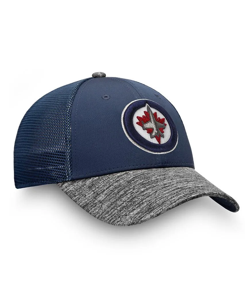 WINNIPEG JETS FANATICS MEN'S SECOND SEASON STRUCTURED ADJUSTABLE MESH HAT