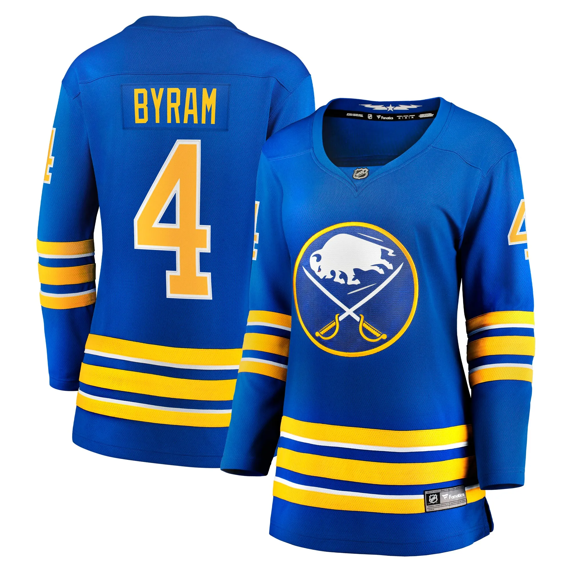 Women's Buffalo Sabres Bowen Byram Fanatics Royal Home Breakaway Player Jersey