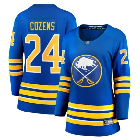 Women's Buffalo Sabres Dylan Cozens Fanatics Royal Home Breakaway Player Jersey