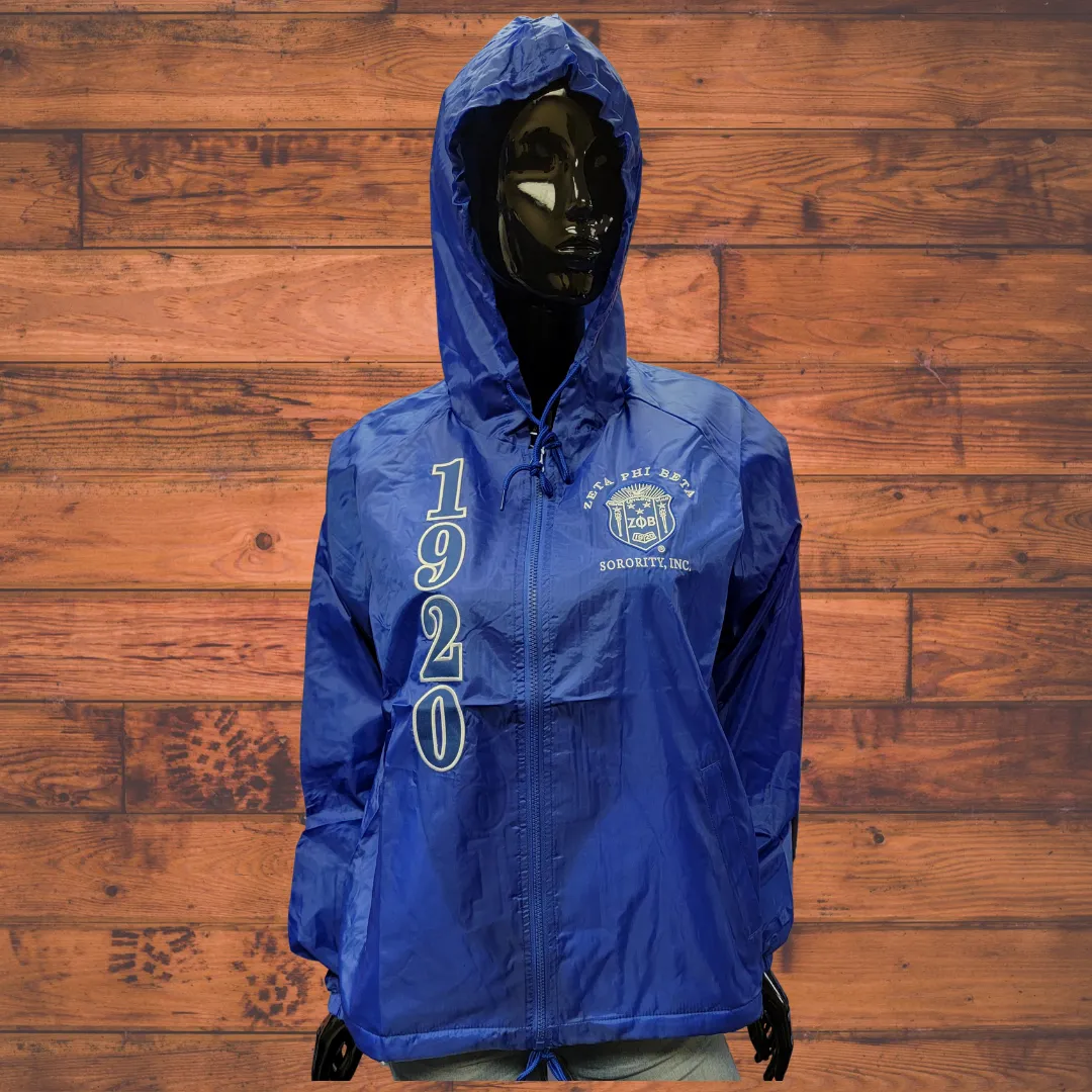 Zeta Phi Beta: Windbreaker Style Jacket