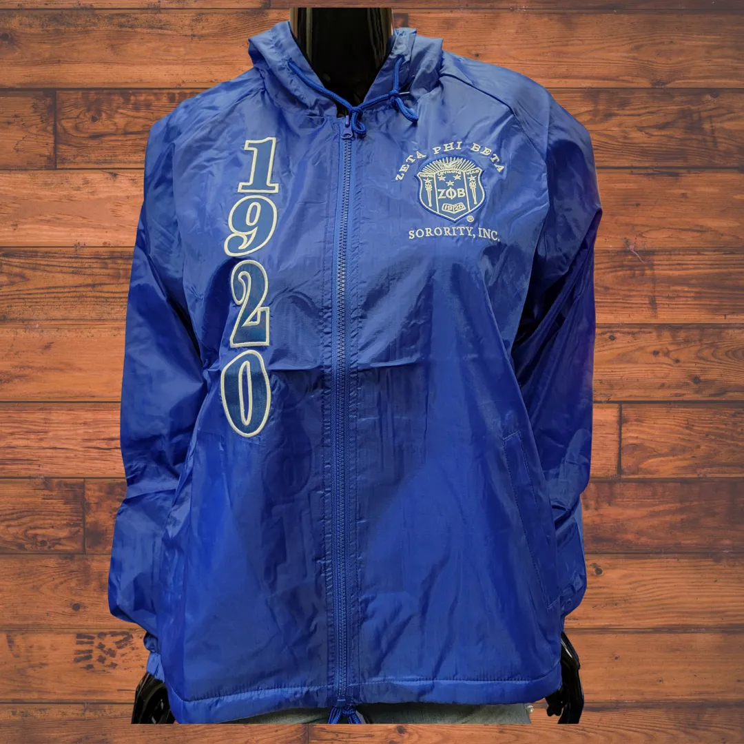 Zeta Phi Beta: Windbreaker Style Jacket